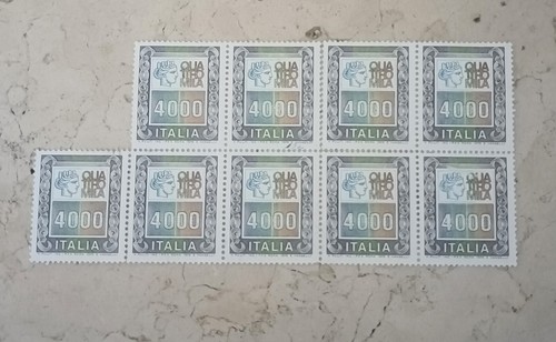 Francobolli lire 4000 - lire,