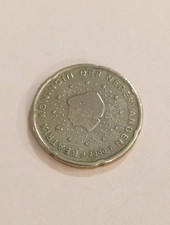 Moneta 20 centesimi Euro Paesi Bassi 2000 Rara