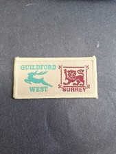 Scout Badge Uk DISTRICT Double