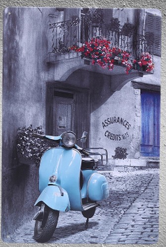 Targa scooter vespa stampa - ,