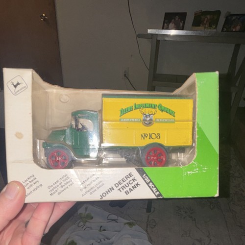 John deere diecast truck bank - john,