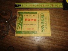 1979/80  CAMPIONATO JUVENTUS ROMA  BIGLIETTO ENTRATA STADIO