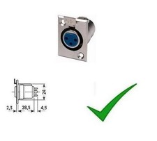 Connettore XLR Canon Presa