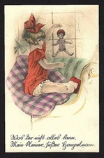 Bambina con bambola - cartolina NON  viaggiata - poupée , doll .Puppe  