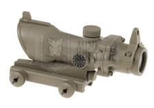 AIM O TACTICAL METAL SCOPE PROFESSIONAL ACOG 4X32 IR TAN DESERT AIRSOFT