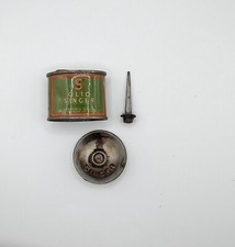Oliatore singer vintage con lattina olio