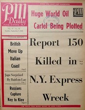 1943 WWII 7 SETTEMBRE CARTELLO