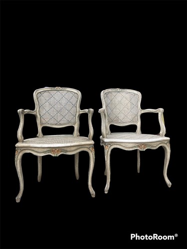 Coppia poltroncine rocaille - coppia,