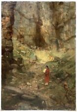 Luigi Di Giovanni, pittore palermitano, grande olio su compensato