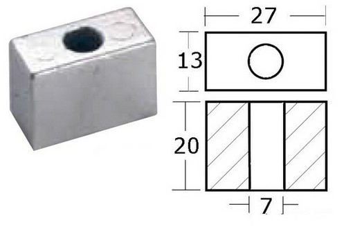 Anodo tohatsu 18 - anodo, hp