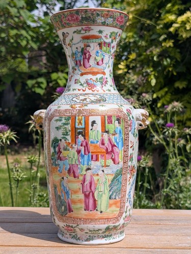 Grande antico vaso cinese - , xix