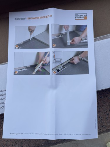 Schluter profilo per doccia - ,