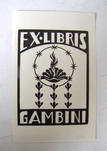 Libris gambini - ex,