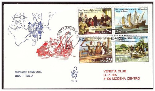 Usa fdc venetia club - usa,