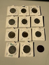 LOTTO  12 MONETE ANTICHE Italiane  VARIE DA ESAMINARE