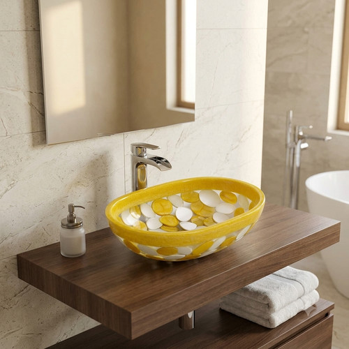 Lavabo appoggio bagno in - lavabo,