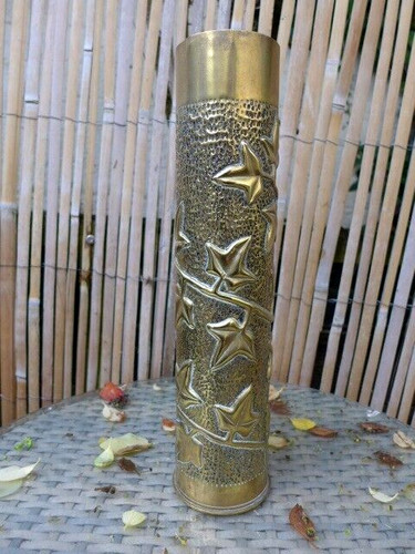 Ww1 trench art - vase, collector