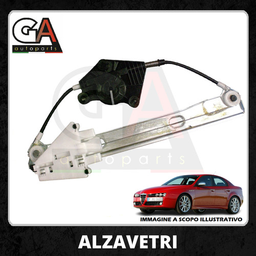 Alzacristalli posteriore alfa - posteriore,