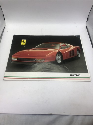 Brochure vendita ferrari - brochure,