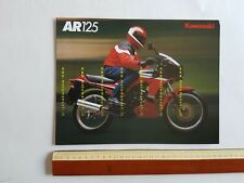 Kawasaki AR 125 depliant INGLESE originale ENGLISH
