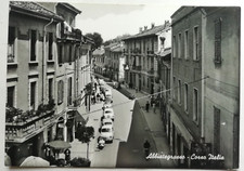 ABBIATEGRASSO  CORSO ITALIA  CARTOLINA D'EPOCA