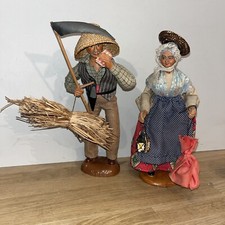 Lot De 2 Grands Santons Couple