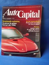 AUTO CAPITAL MENSILE N.1 GENNAIO 1994 FERRARI IN COPERTINA