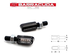 Frecce Mini Led 25x14 Alluminio OMOLOGATE Moto KAWASAKI KYMCO KSR KUBERG KTM