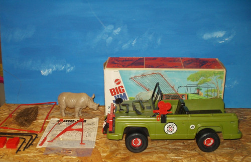 Big jim safari jeep la - -,