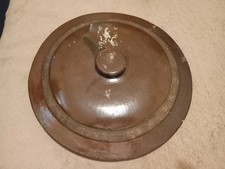 Antique Stoneware Crock Lid