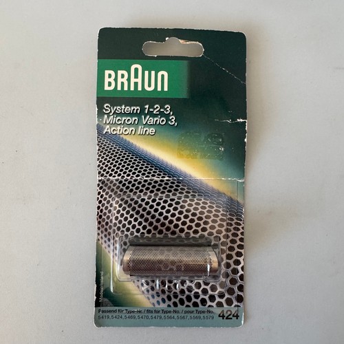 Braun 424 foil - system, 1-2-3