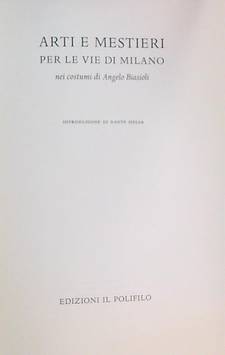 Arti mestieri per vie - e,