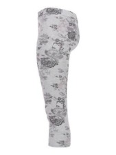 Solada Leggings donna a pinocchietto con stampa fiori