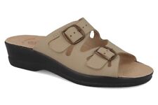 FLY FLOT 63008NE ROVERE CIABATTE DONNA DOPPIA FIBBIA TOMAIA PELLE SOTTOPIEDE VER