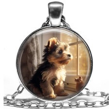Collana Yorkie cucciolo che