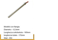 RESISTENZA CANDELETTA ACCENSIONE PER STUFA A PELLET 350W 170mm 160mm PALAZZETTI