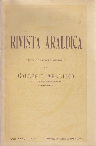 Rivista araldica - rivista,