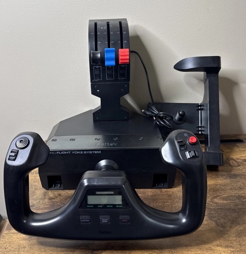 Logitech flight yoke sistema - logitech,