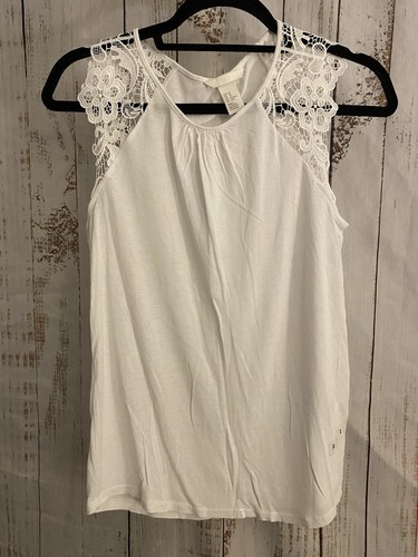 New white lace tank - new,