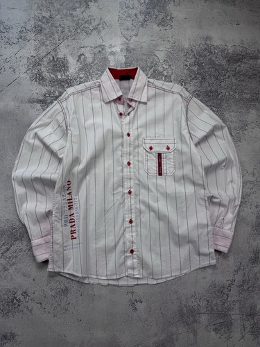 Vintage prada shirt snap - vintage,