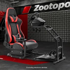 Zootopo Racing Simulator Cockpit Con Sedile Da Corsa Adatto Per PC PS4 XBOX G920