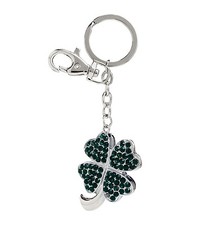 Portachiavi QUADRIFOGLIO STRASS 