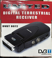 UNITED DVBT 8072 - Decoder Digitale Terreste - Nero - Come NUOVO
