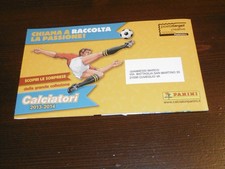 OMAGGIO PANINI CON TRE BUSTINE DI FIGURINE CALCIATORI 2013-14 NUOVE SIGILLATE