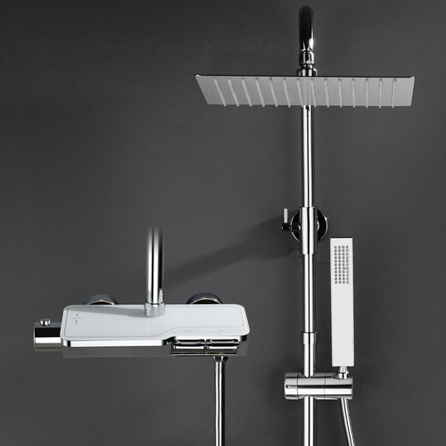 Kit doccia con termostatico - termostatico, in