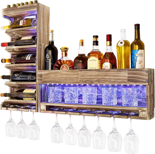 Portabottiglie con luce led - portabottiglie,