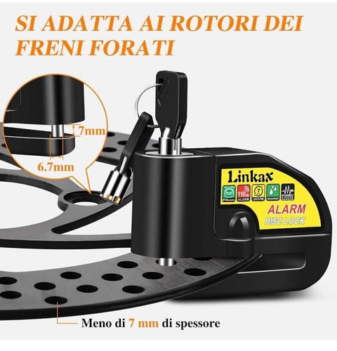 Blocca disco allarme - disco,