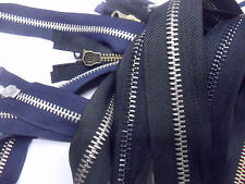 CERNIERA CHIUSURA LAMPO DIVISIBILE IN METALLO VARI SPESSORI, MISURE E COLORI