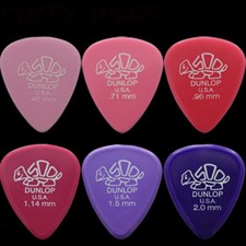24 plettri/plettri per chitarra Dunlop Delrin 500 - dimensioni/tipo a scelta