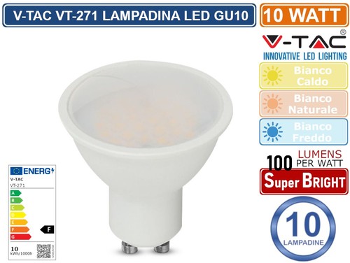 10pz lampada 271 lampadina - 10pz, vt-271
